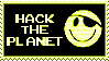 hack the planet stamp